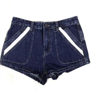 NWOT Free People High Waisted Shorts Lace Detail